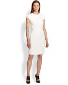 Emilio Pucci Cap Sleeve Stretch Wool Sheath - Lyst