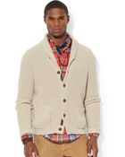 Polo Ralph Lauren Shawl Cardigan - Lyst