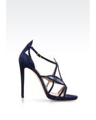 Emporio Armani Highheeled Sandals - Lyst