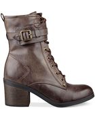 G By Guess Womens Apex Combat Booties - Lyst