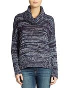 DKNY Cowl Neck Pullover Sweater - Lyst