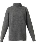 Balenciaga Roll-neck Wool-blend Sweater - Lyst