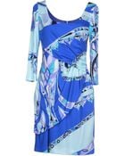 Emilio Pucci Short Dress - Lyst