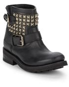 Ash Tramp Studded Leather Ankle Boots - Lyst