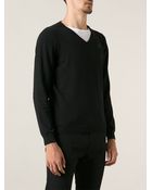 Diesel V-Neck Sweater - Lyst