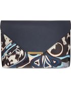 Emilio Pucci Envelope Clutch - Lyst