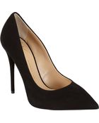 Giuseppe Zanotti Suede Point-Toe Pump - Lyst