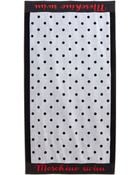 Moschino Black White Polka Dot Beach Towel - Lyst