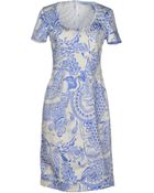 Blumarine Kneelength Dress - Lyst