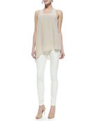 Eileen Fisher Organic Stretch Skinny Jeans - Lyst