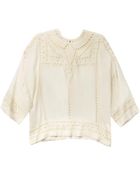 Etoile Isabel Marant Ethan Embroidered Blouse - Lyst