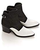 Alexander Wang Cara Haircalf Ankle Boot - Lyst