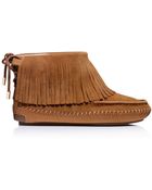Tory Burch Collins Fringe Moccasin - Lyst
