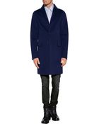Jil Sander Wool Fleece Coat - Lyst