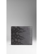Burberry Dégradé Lizard Folding Wallet - Lyst