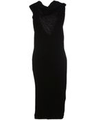 Rick Owens 3/4 Length Dress - Lyst