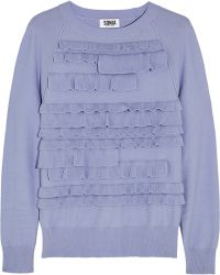 Sonia By Sonia Rykiel Tiered Knitted Sweater - Lyst