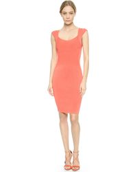 Narciso Rodriguez Sleeveless Dress - Coral - Lyst