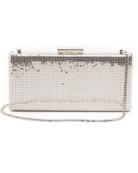 Whiting & Davis Slim Frame Clutch - Silver - Lyst