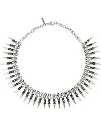 Topshop Freedom Found Spike Collar - Lyst