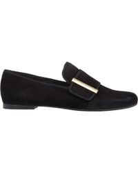 See By Chloé Suede Wide-Strap Moccasins - Lyst
