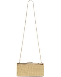 Whiting & Davis Slim Frame Clutch - Silver - Lyst