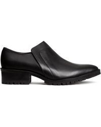 H&M Leather Shoes - Lyst
