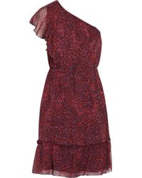 Anna Sui Printed Silk-Georgette Dress - Lyst