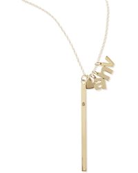 Jennifer Zeuner I Heart Necklace With Your Choice Of 3 Letter Charms - Lyst