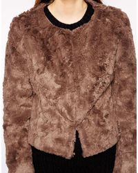 Helene Berman Fur Chubby Coat - Lyst
