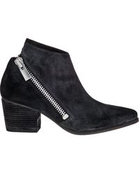 Belle By Sigerson Morrison Lara Ankle Boot Black Suede - Lyst
