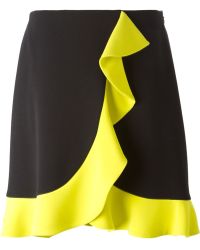 MSGM Ruffle Skirt - Lyst