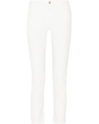 The Row Ashland Cropped Mid-Rise Straight-Leg Jeans - Lyst