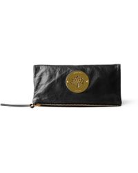 mulberry daria clutch black