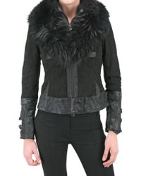 Sonia Villa Murmaski Fur Leather Jacket - Lyst