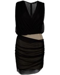 Lublu Silk Mini Dress - Lyst