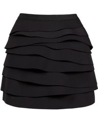 Lublu Multi-layer Mini Skirt - Lyst