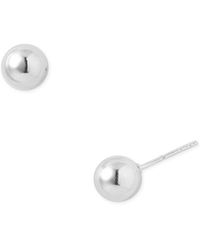 Argento Vivo Ball Stud Earrings - Lyst