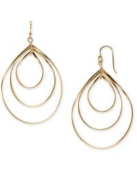 Argento Vivo Triple Teardrop Earrings - Lyst