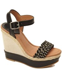 Lucky Brand Stillwater Studded Wedges in White (chalk) | Lyst