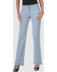 Charlotte Ronson Denim Pants - Lyst
