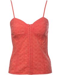 Jane Norman Embroidery Hook and Eye Cami Top - Lyst