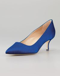 manolo blahnik bb pump white