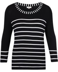 Cc Knitted Monochrome Jumper - Lyst