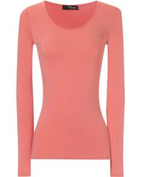 Jane Norman Black Long Sleeve Tee - Lyst