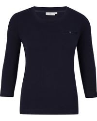 Cc 34 Sleeve Pocket Crew Neck Basic Tee - Lyst