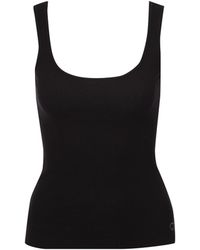 Jane Norman Ribbed Classic Vest Top - Lyst