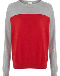 Linea Weekend Ladies Colourblock Oversize Jumper - Lyst