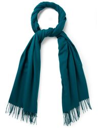 Cc Teal Occasion Shawl - Lyst