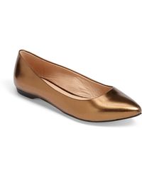 kenneth cole silver flats
